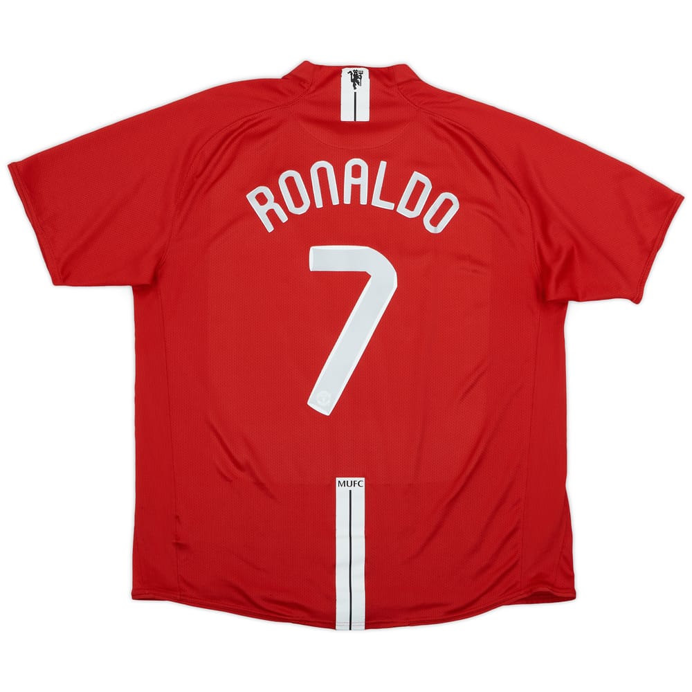 2007-09 Manchester United Home Shirt Ronaldo #7 - 5/10 - (XXL)