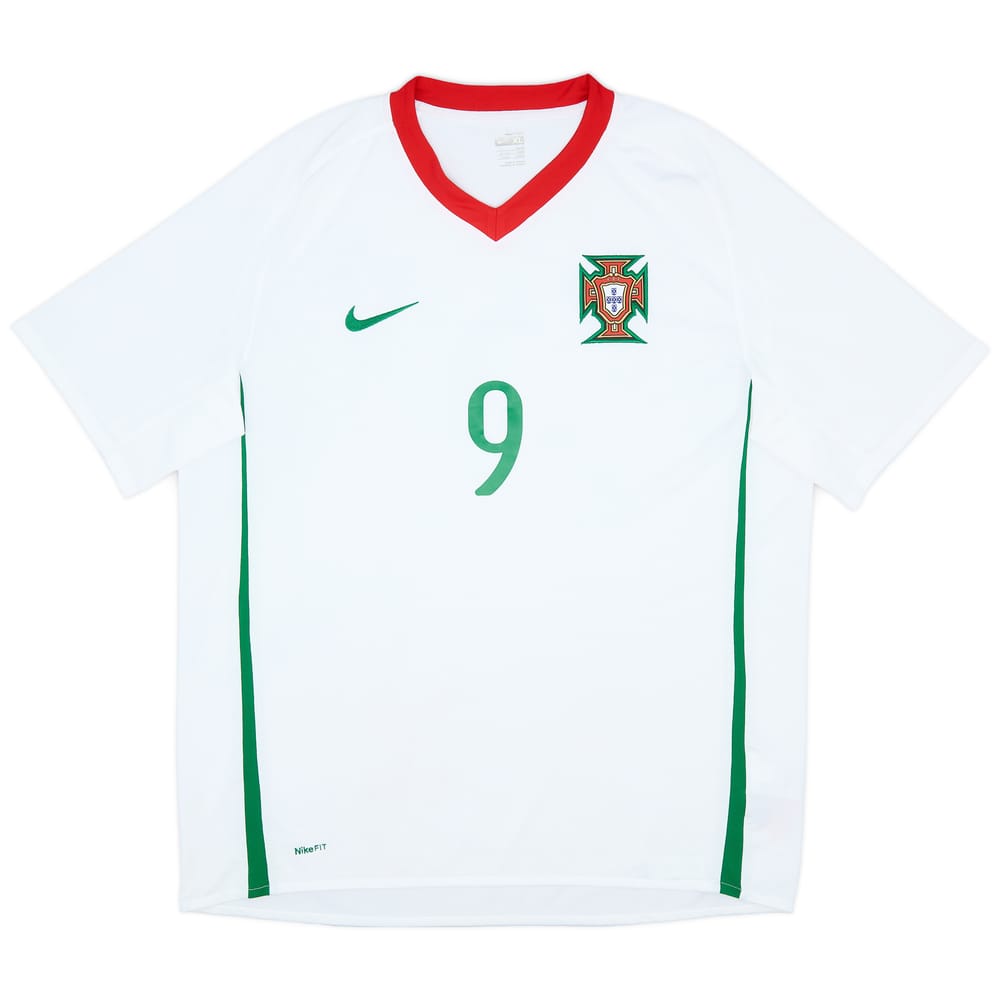 2008-10 Portugal Away Shirt #9 - 5/10 - (XL)
