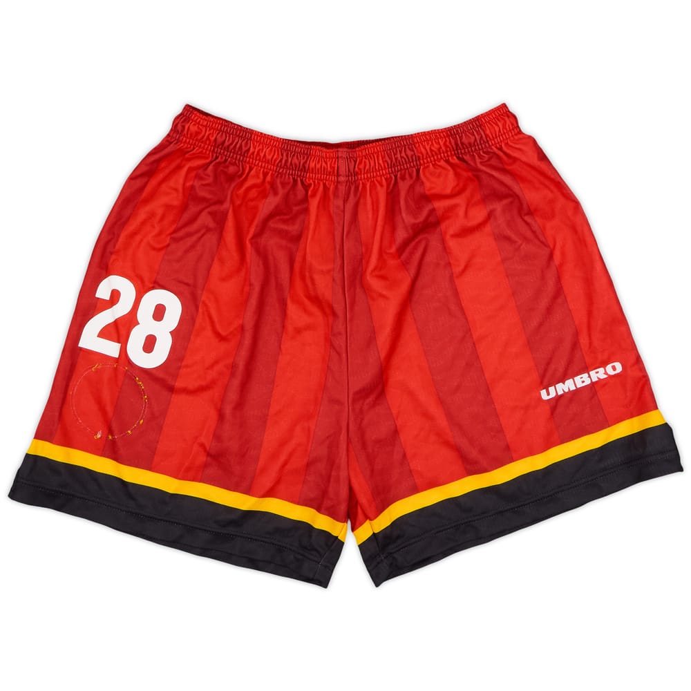 1997 Nagoya Grampus Eight Player Issue Home Shorts #28 - 3/10 - (M)