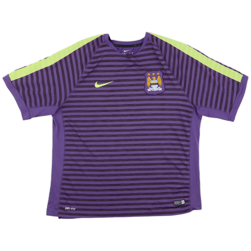 2014-15 Manchester City Nike Training Shirt - 8/10 - (XL)