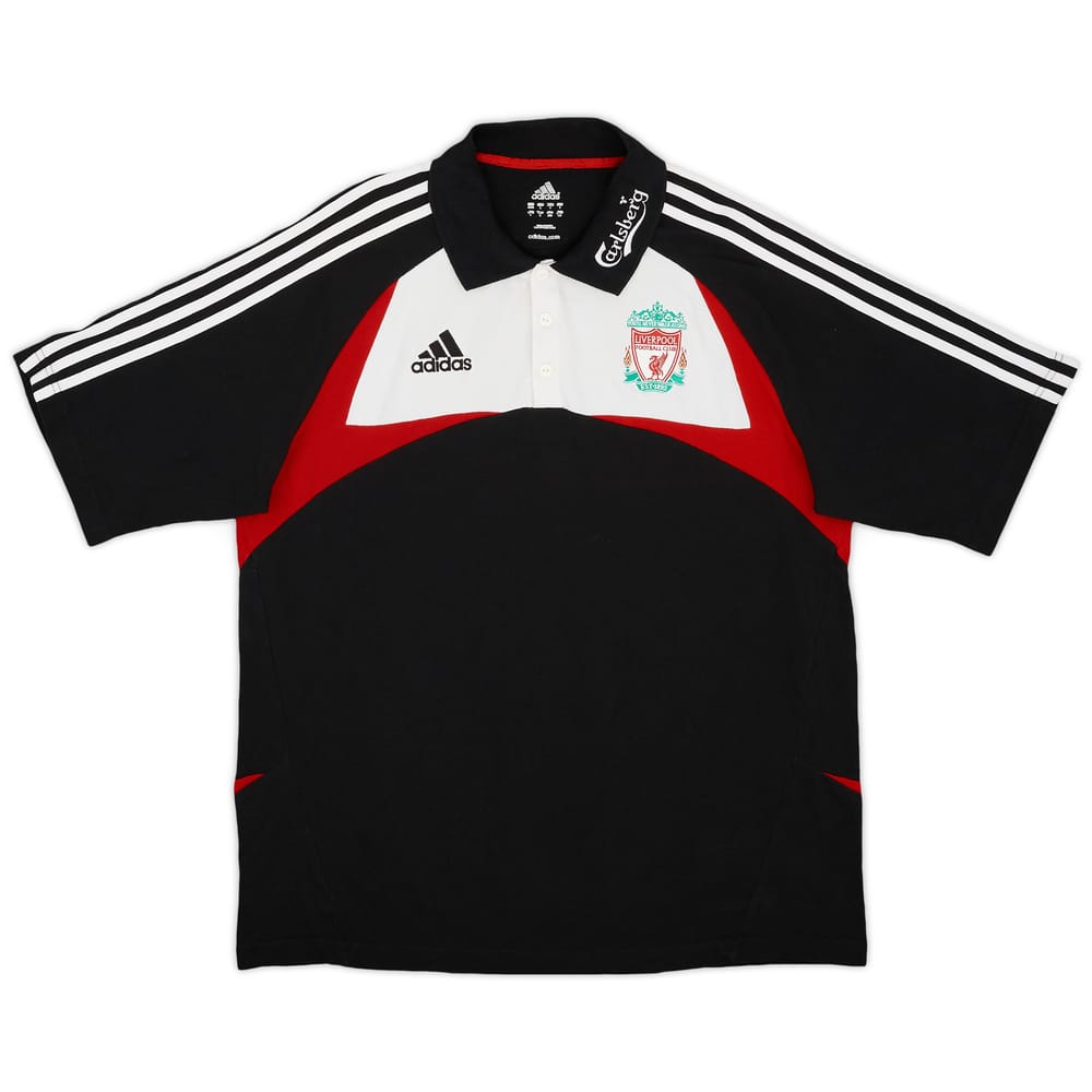 2007-08 Liverpool adidas Polo Shirt - 8/10 - (L)