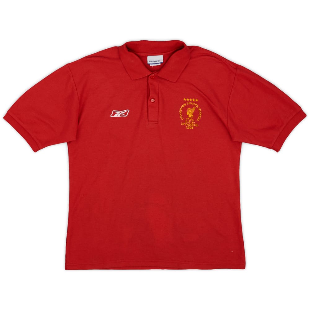 2005-06 Liverpool Reebok 'CL Winners' Polo Shirt - 8/10 - (S)
