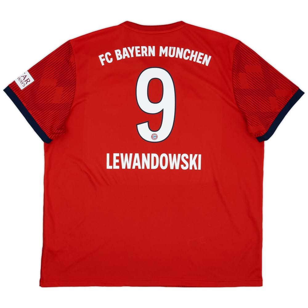 2019-20 Bayern Munich Home Shirt Lewandowski #9 - 7/10 - (XXL)