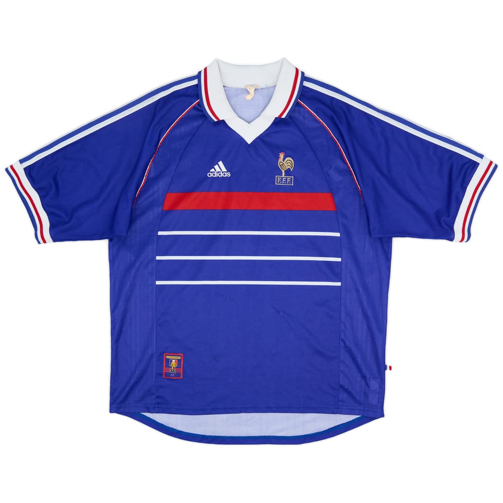 1998-00 France Home Shirt - 8/10 - (XL)