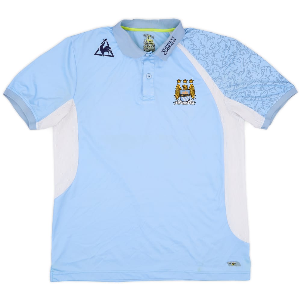 2008-09 Manchester City Le Coq Sportif Polo Shirt - 6/10 - (L)