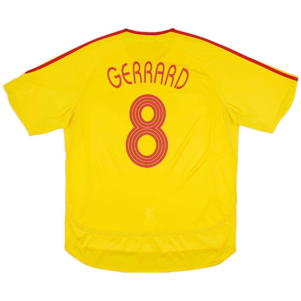 2006-07 Liverpool Away Shirt Gerrard #8 - 6/10 - (XL)
