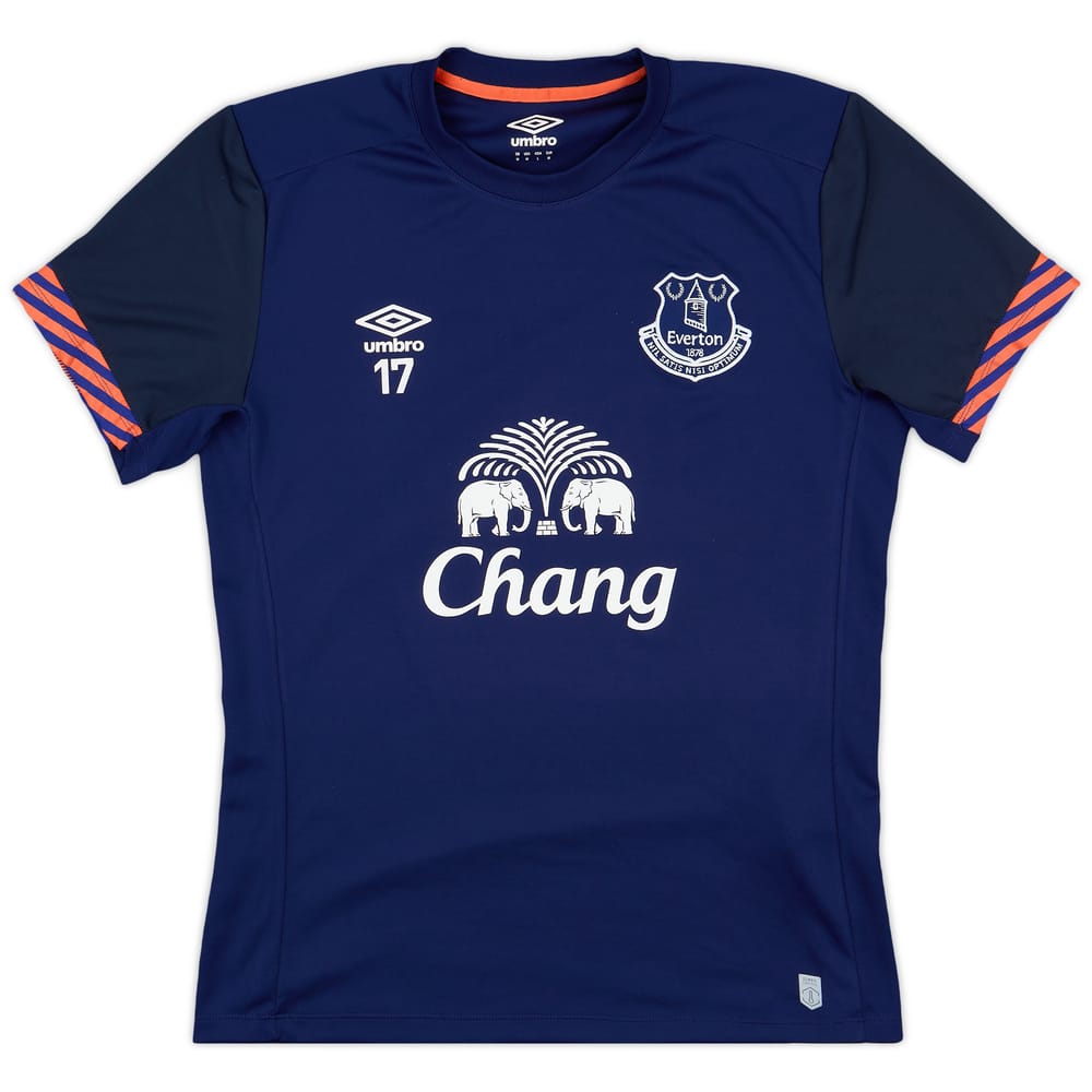 2016-17 Everton Umbro Player Issue Training Shirt #17 - 9/10 - (M)