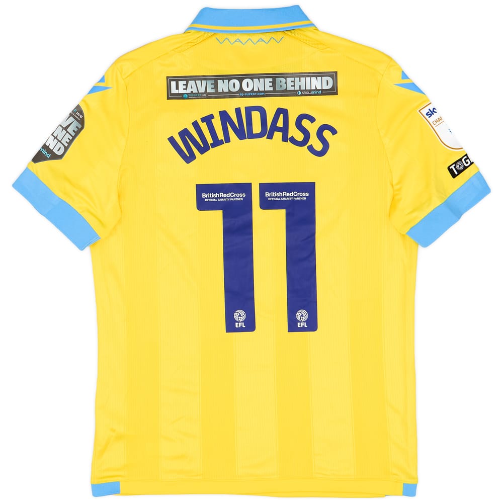 2023-24 Sheffield Wednesday Match Issue Third Shirt Windass #11