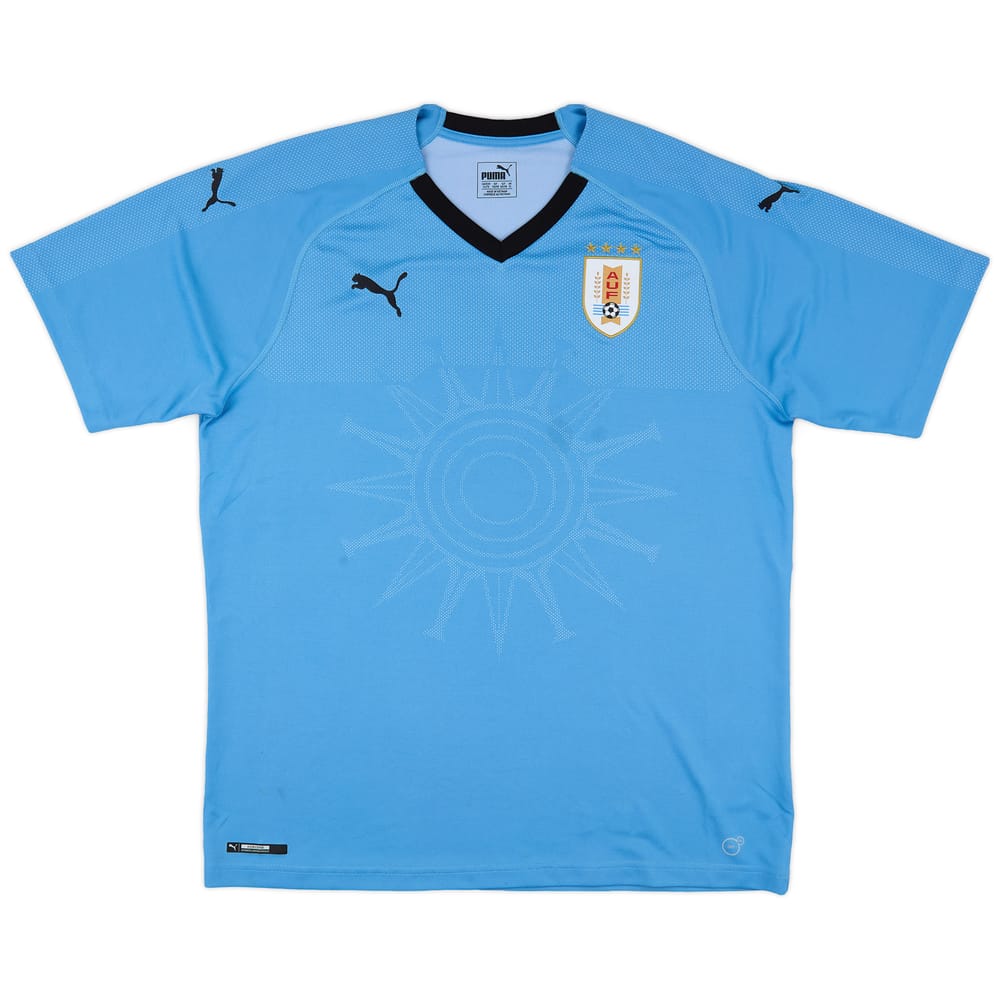 2018-19 Uruguay Home Shirt - 8/10 - (XL)