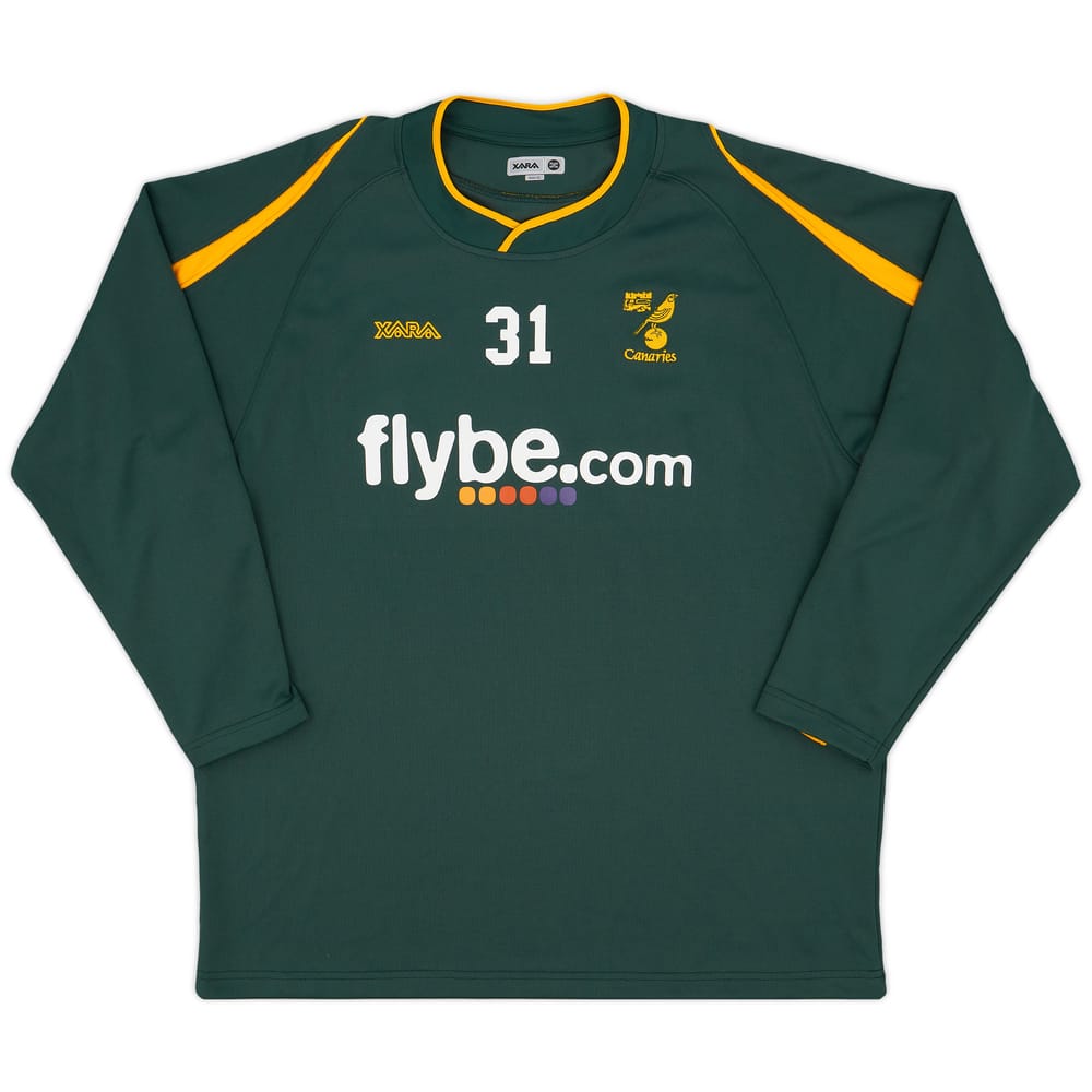 2008-10 Norwich Xara Player Issue Training Top #31 - 10/10 - (XL)