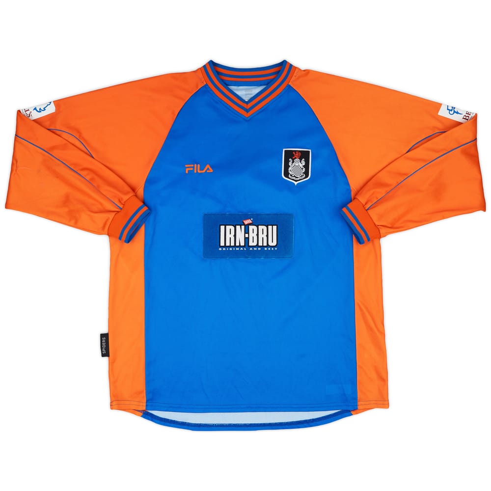 2001-03 Queen's Park Match Issue Away L/S Shirt #7