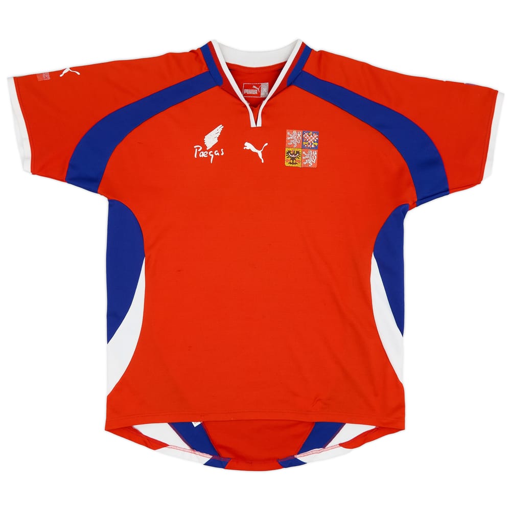 2000-02 Czech Republic Basic Home Shirt - 5/10 - (XL)