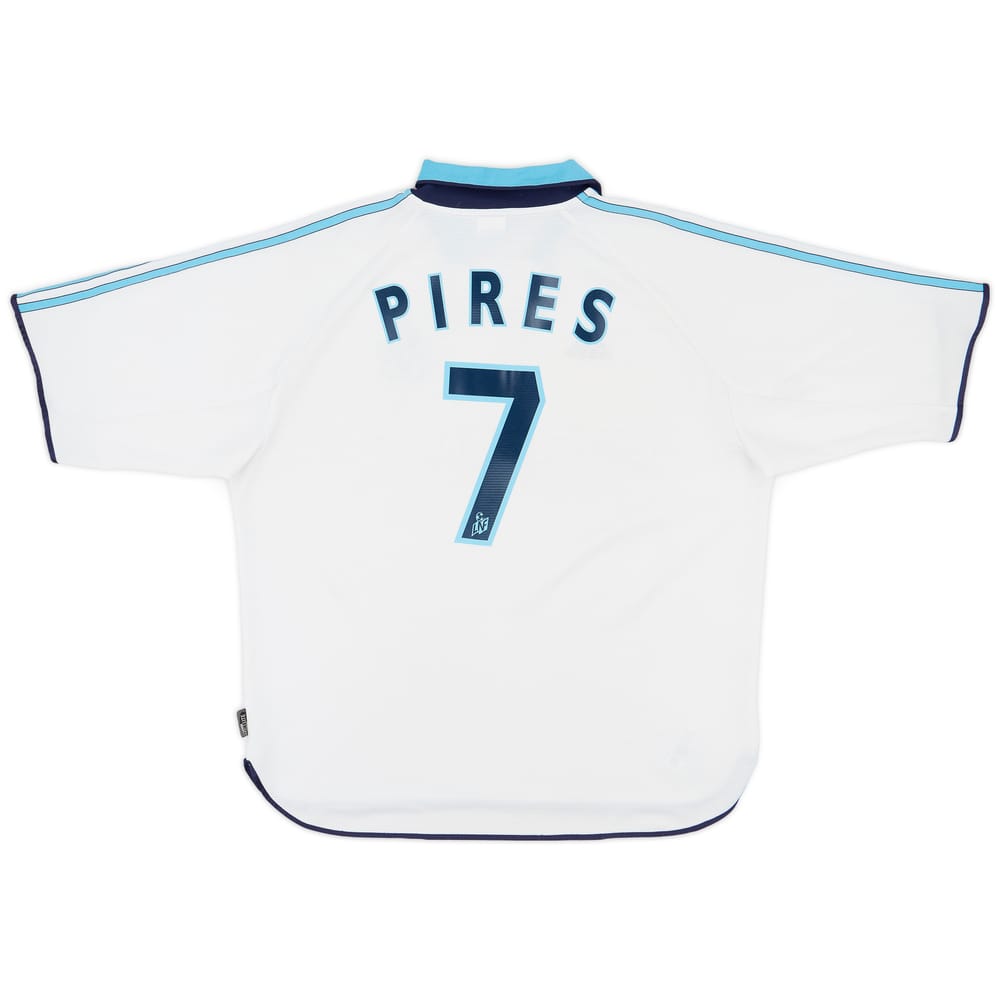 1999-00 Olympique Marseille Home Shirt Pires #7 - 7/10 - (XL)