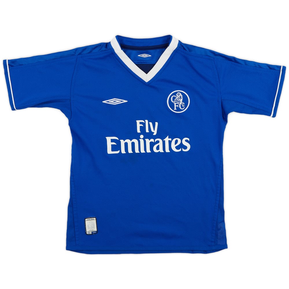 2003-05 Chelsea Home Shirt - 9/10 - (S.Boys)