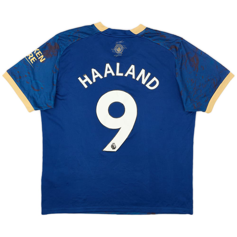 2022-23 Manchester City Chinese New Year Pre-Match Shirt Haaland #9 - 5/10 - (L)