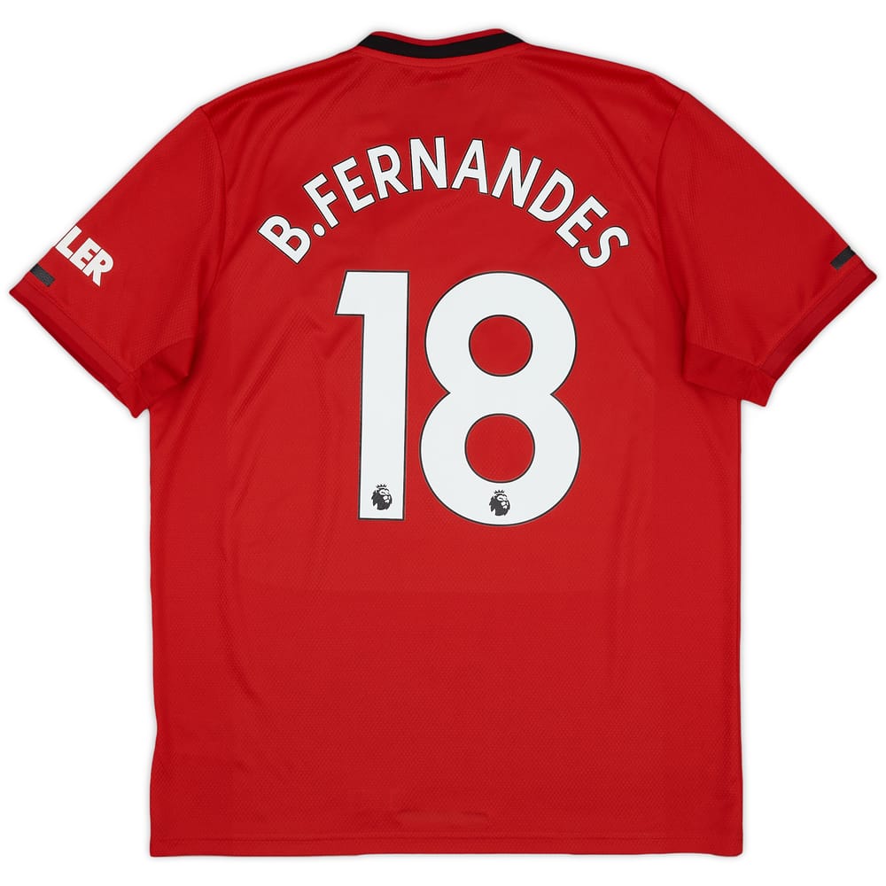 2019-20 Manchester United Home Shirt B.Fernandes #18 - 9/10 - (L)