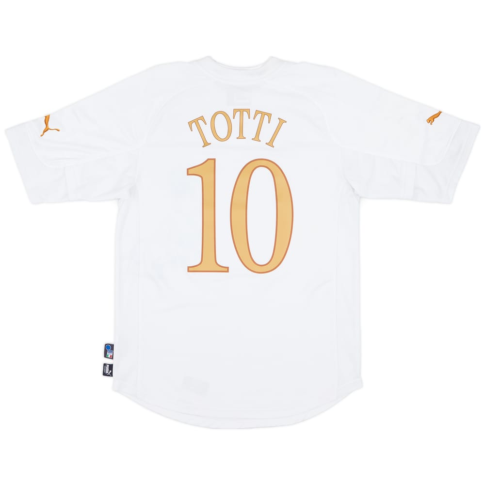2004-06 Italy Away Shirt Totti #10 - 7/10 - (L)