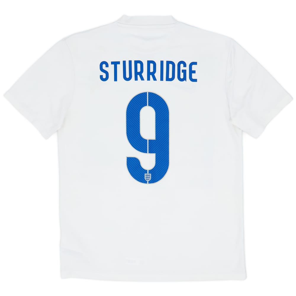 2014-15 England Home Shirt Sturridge #9 - 8/10 - (M)