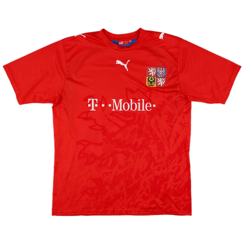 2006-08 Czech Republic Basic Home Shirt - 7/10 - (L)