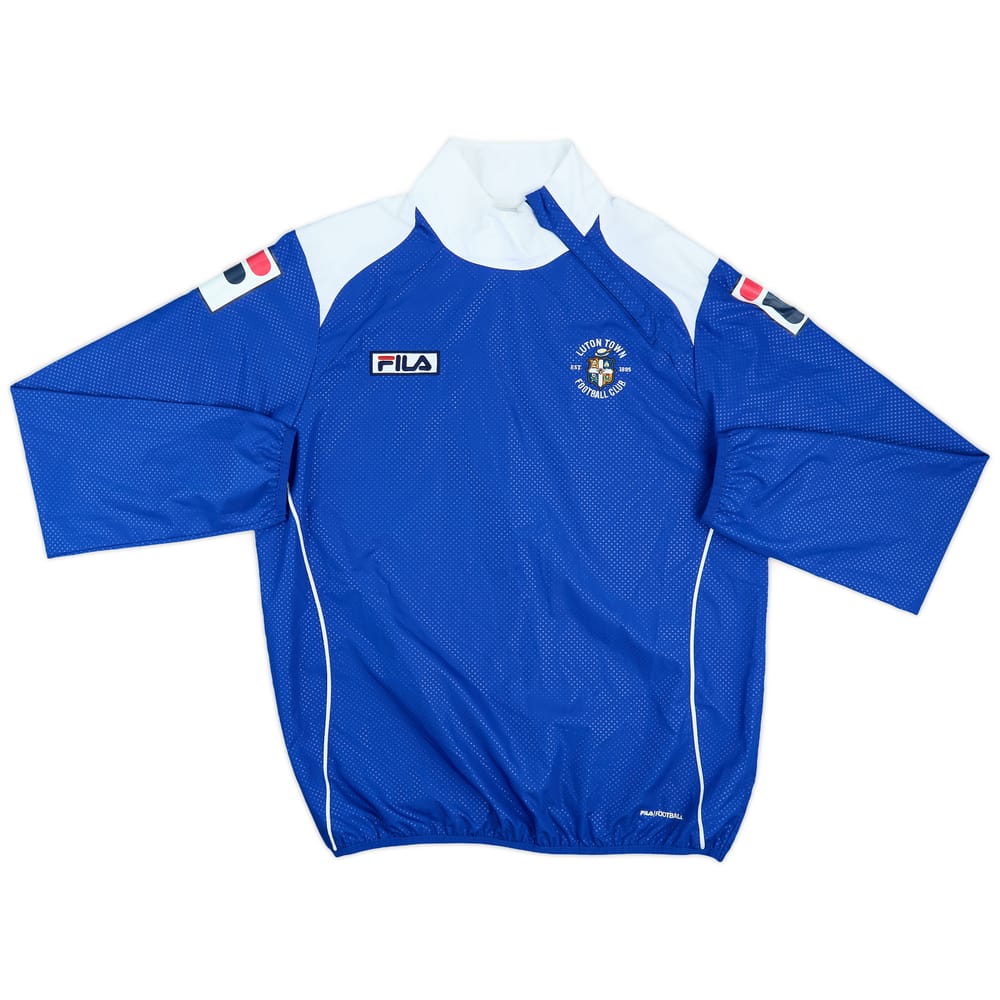 2014-15 Luton Town Fila 1/4 Zip Drill Top - 8/10 - (M)