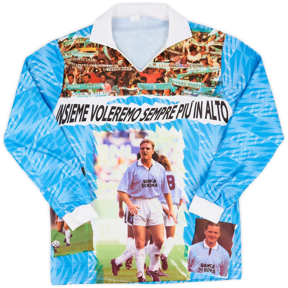 1990s Lazio 'Paul Gascoigne' Leisure L/S Shirt - 9/10 - (L)