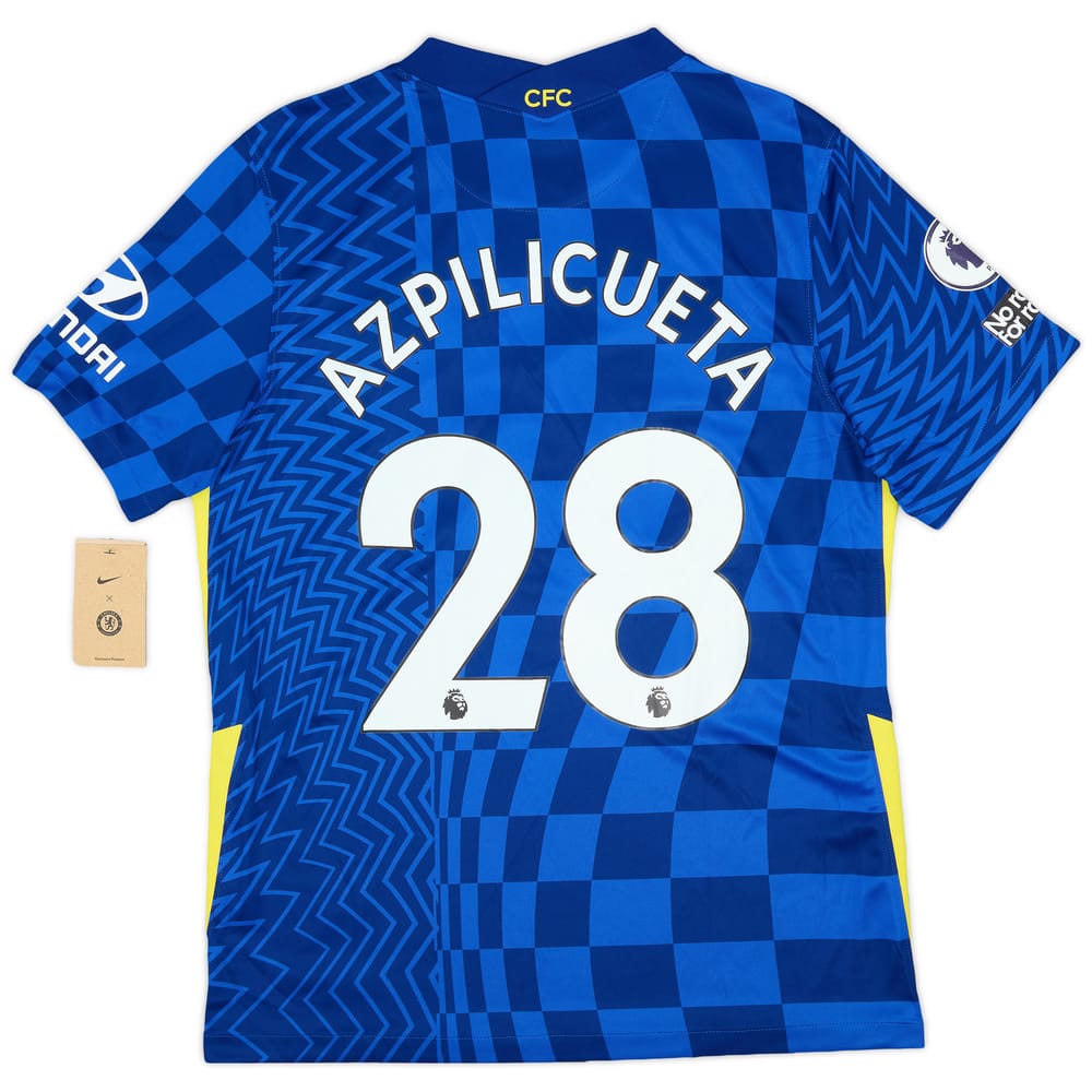2021-22 Chelsea Home Shirt Azpilicueta #28 (L)