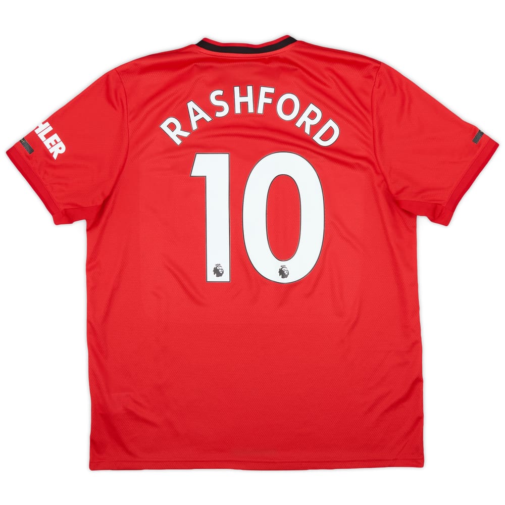 2019-20 Manchester United Home Shirt Rashford #10 - 9/10 - (XL)