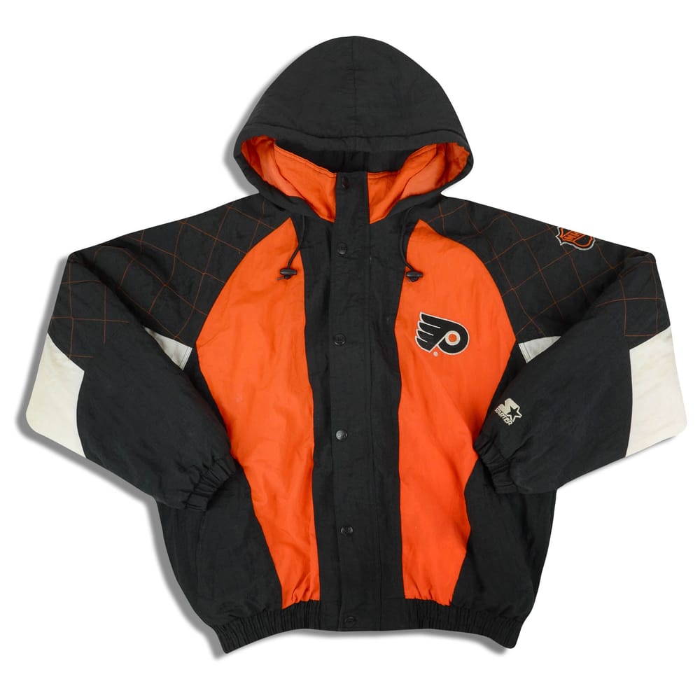 1990s Philadelphia Flyers Starter Rain Coat L