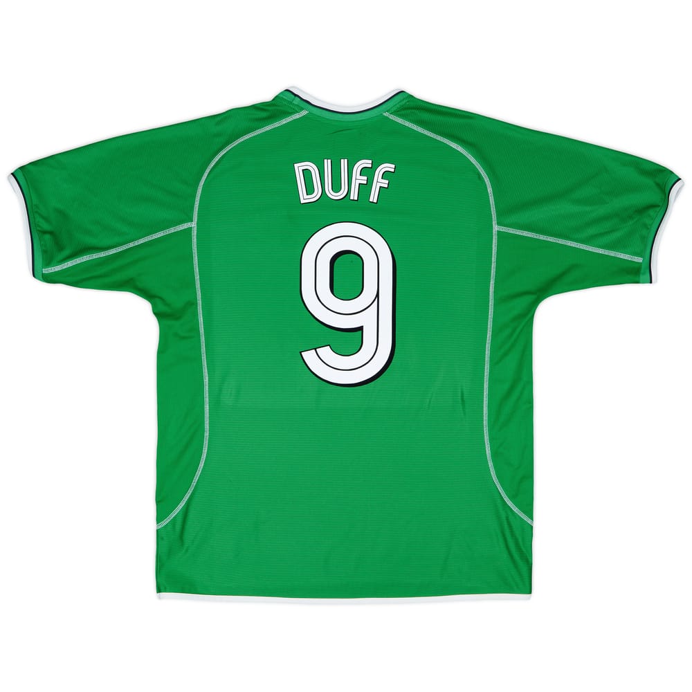 2002-03 Ireland Home Shirt Duff #9 - 7/10 - (XL)