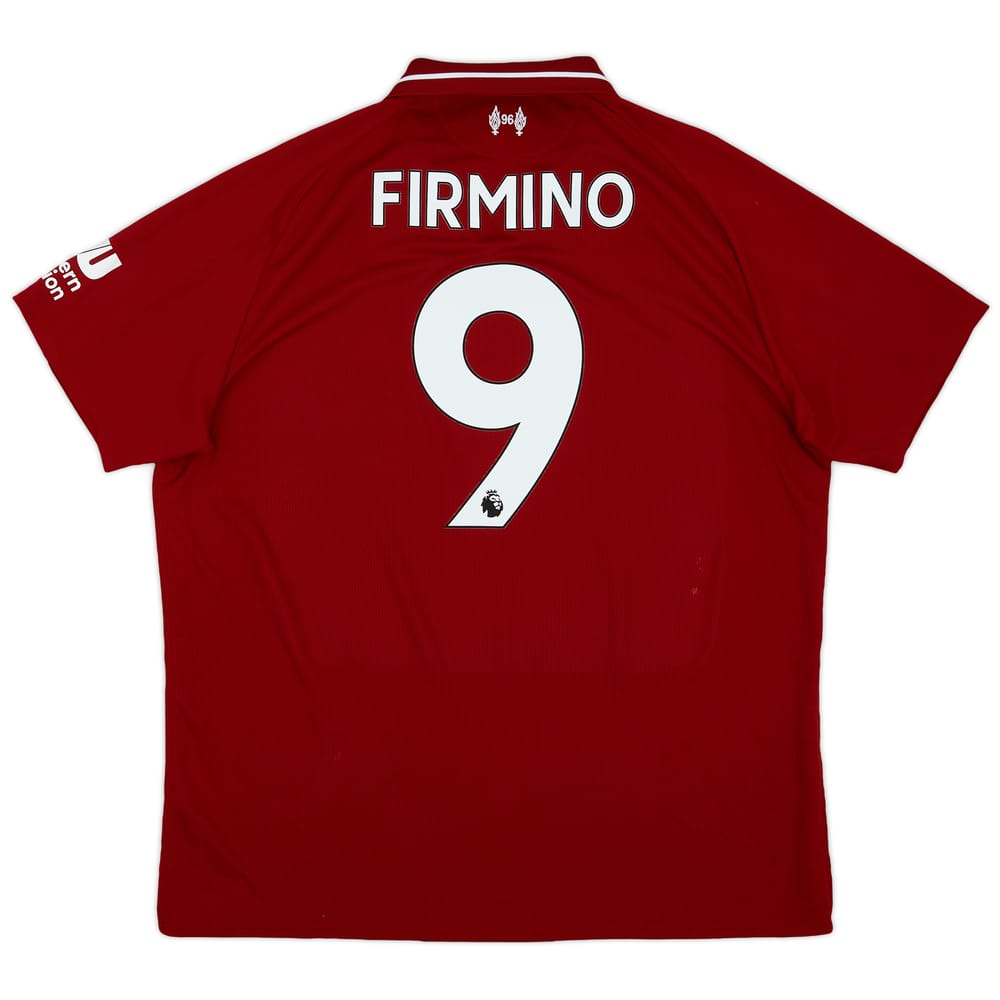 2018-19 Liverpool Home Shirt Firmino #9 - 6/10 - (XL)