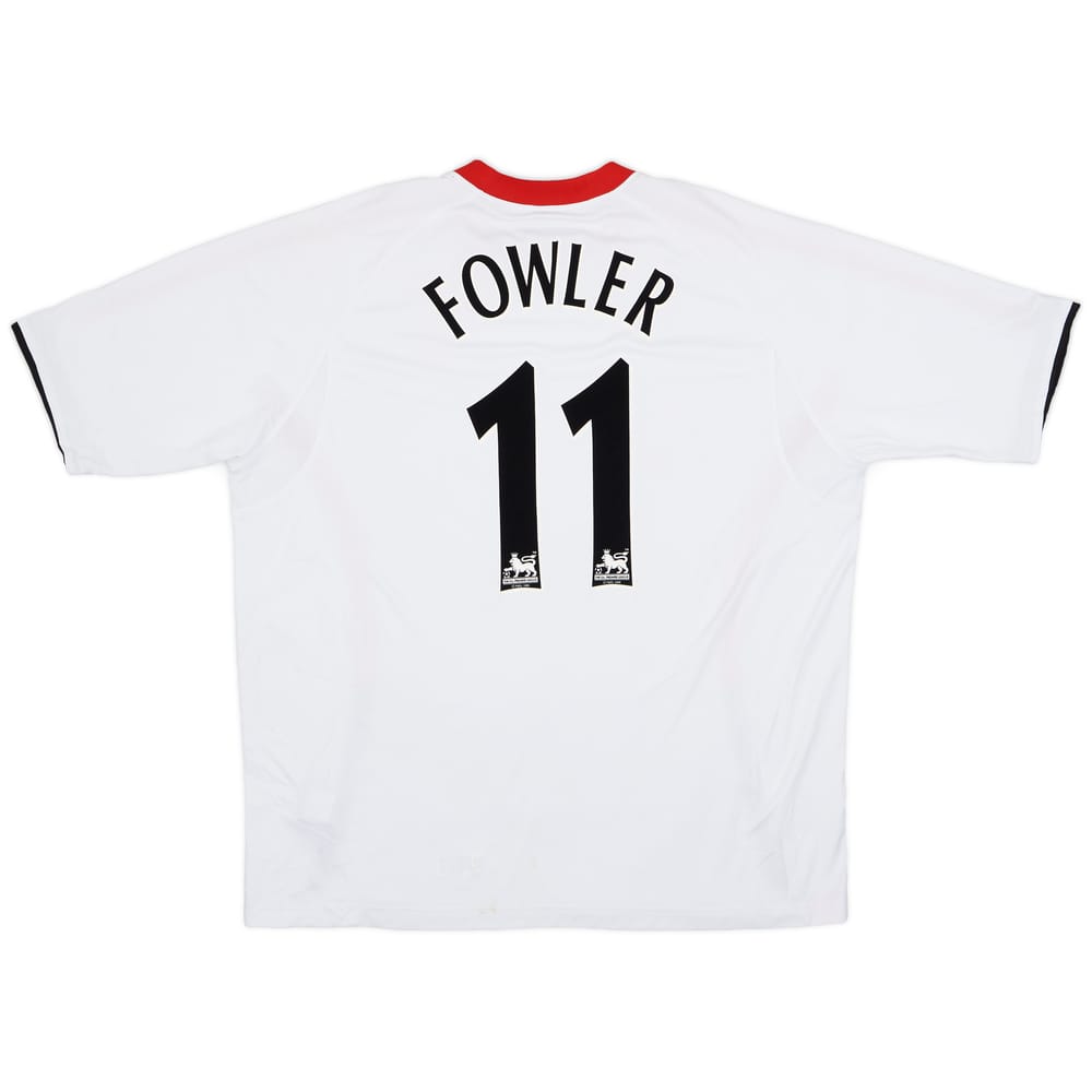 2005-06 Liverpool Away Shirt Fowler #11 - 6/10 - (XXL)