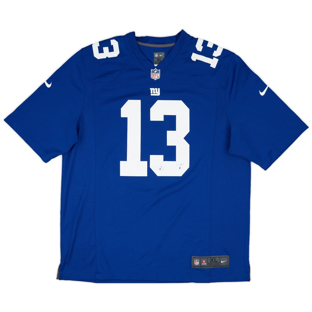 2014-18 New York Giants Beckham Jr #13 Nike Game Home Jersey - 6/10 - (XL)
