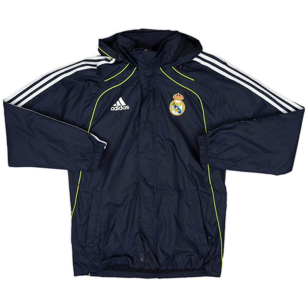 2010-11 Real Madrid adidas Hooded Rain Jacket - 10/10 - (S)