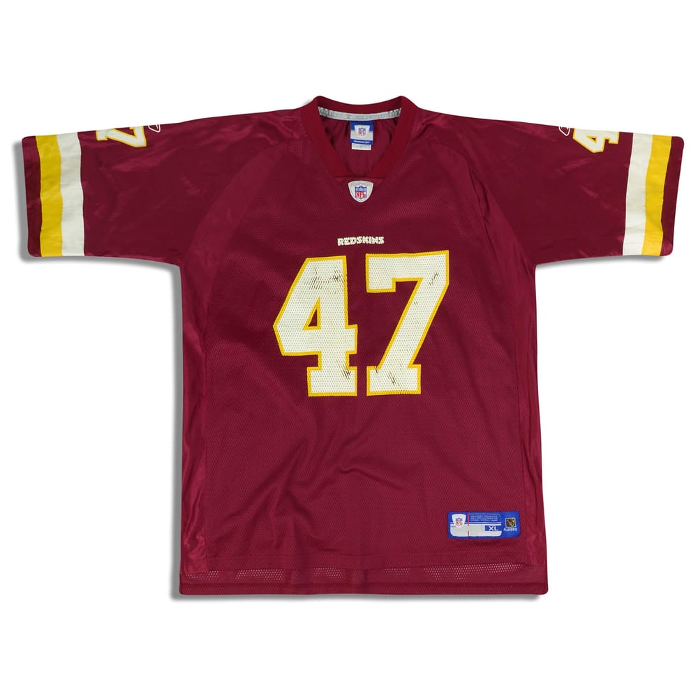 2005-06 Washington Redskins Cooley #47 Reebok On Field Jersey (Home) XL
