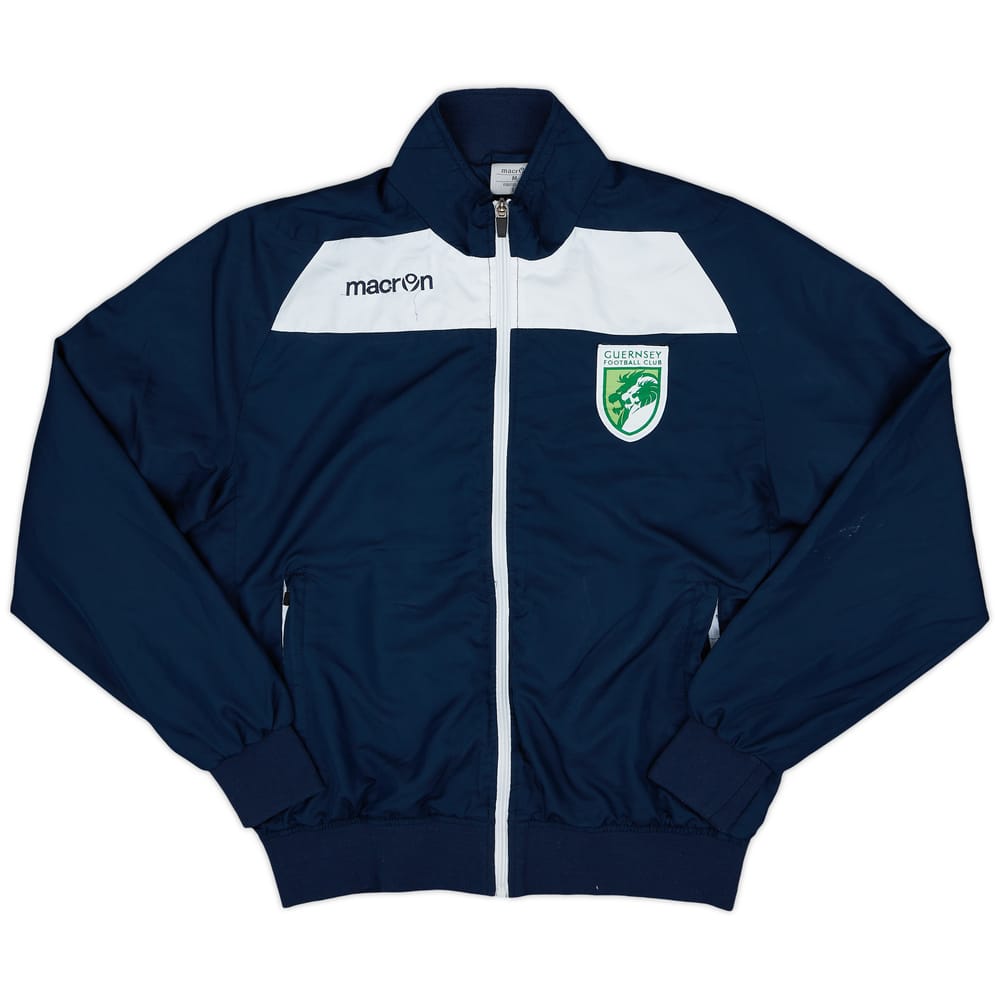 2014-15 Guernsey Macron Track Jacket - 7/10 - (M)