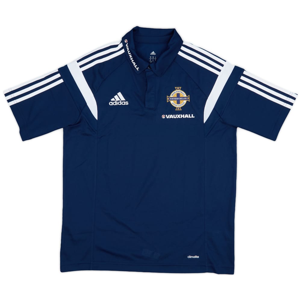2014-15 Northern Ireland adidas Polo Shirt - 9/10 - (M)