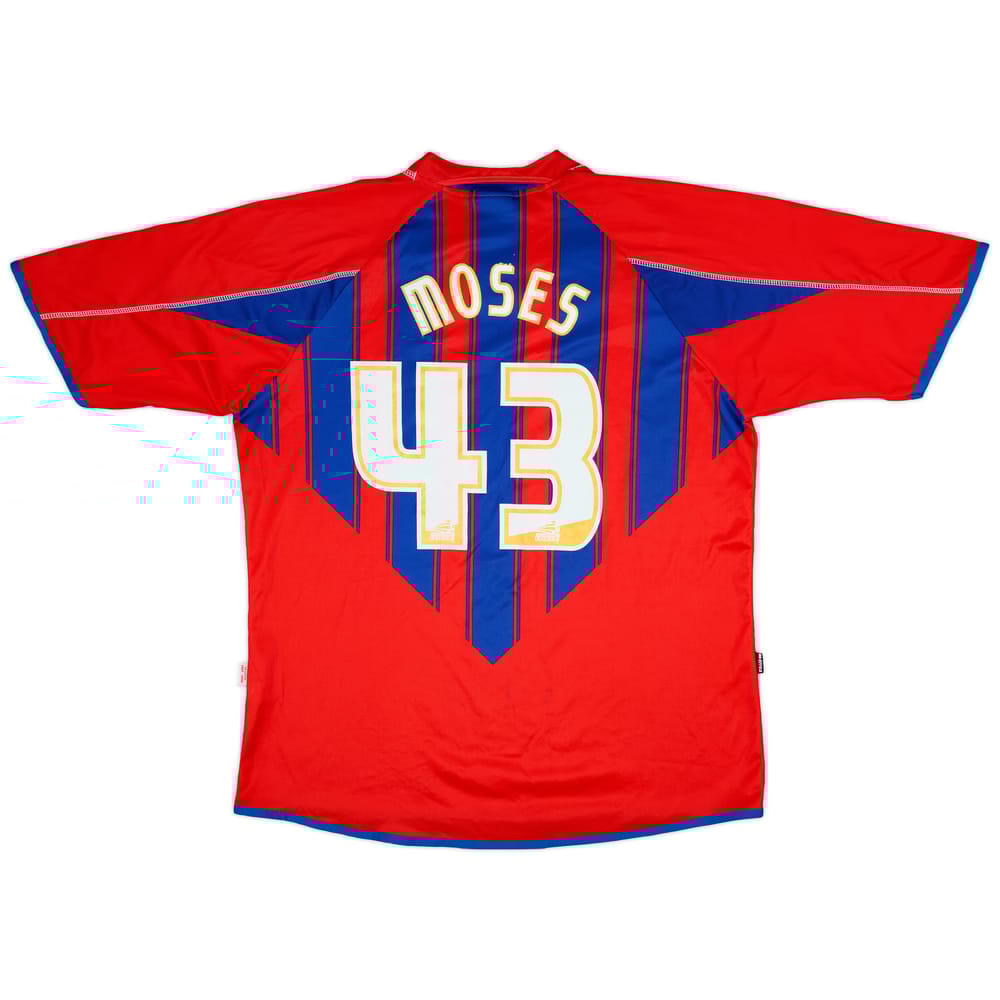 2007-08 Crystal Palace Home Shirt Moses #43 - 6/10 - (3XL)