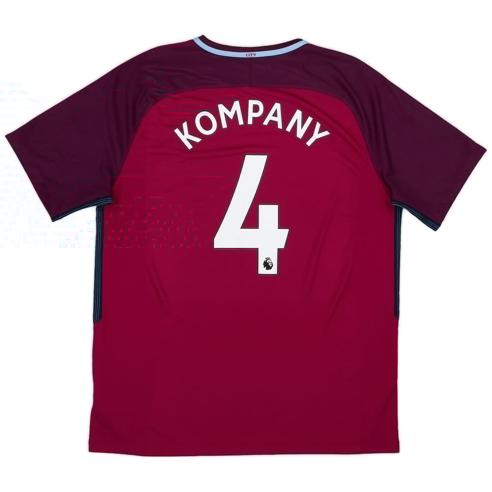 2017-18 Manchester City Away Shirt Kompany #4 - 6/10 - (XL)