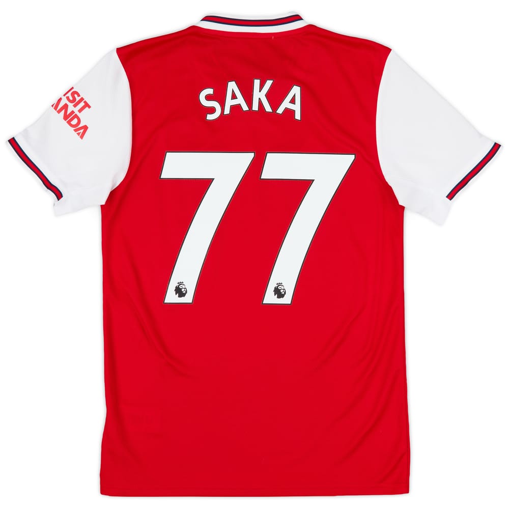 2019-20 Arsenal Home Shirt Saka #77 - 8/10 - (S)