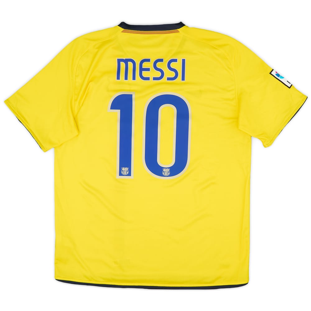 2008-10 Barcelona Away Shirt Messi #10 - 6/10 - (L)