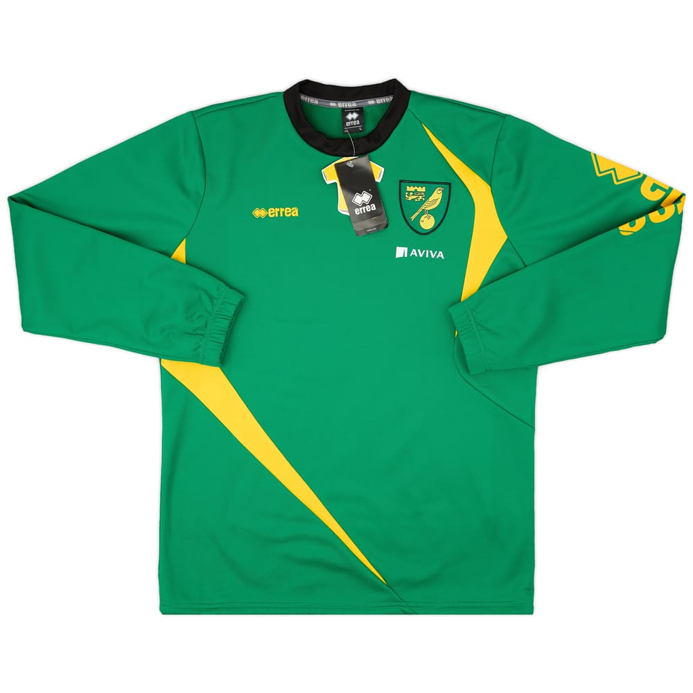 2014-15 Norwich Errea Training Top - As New