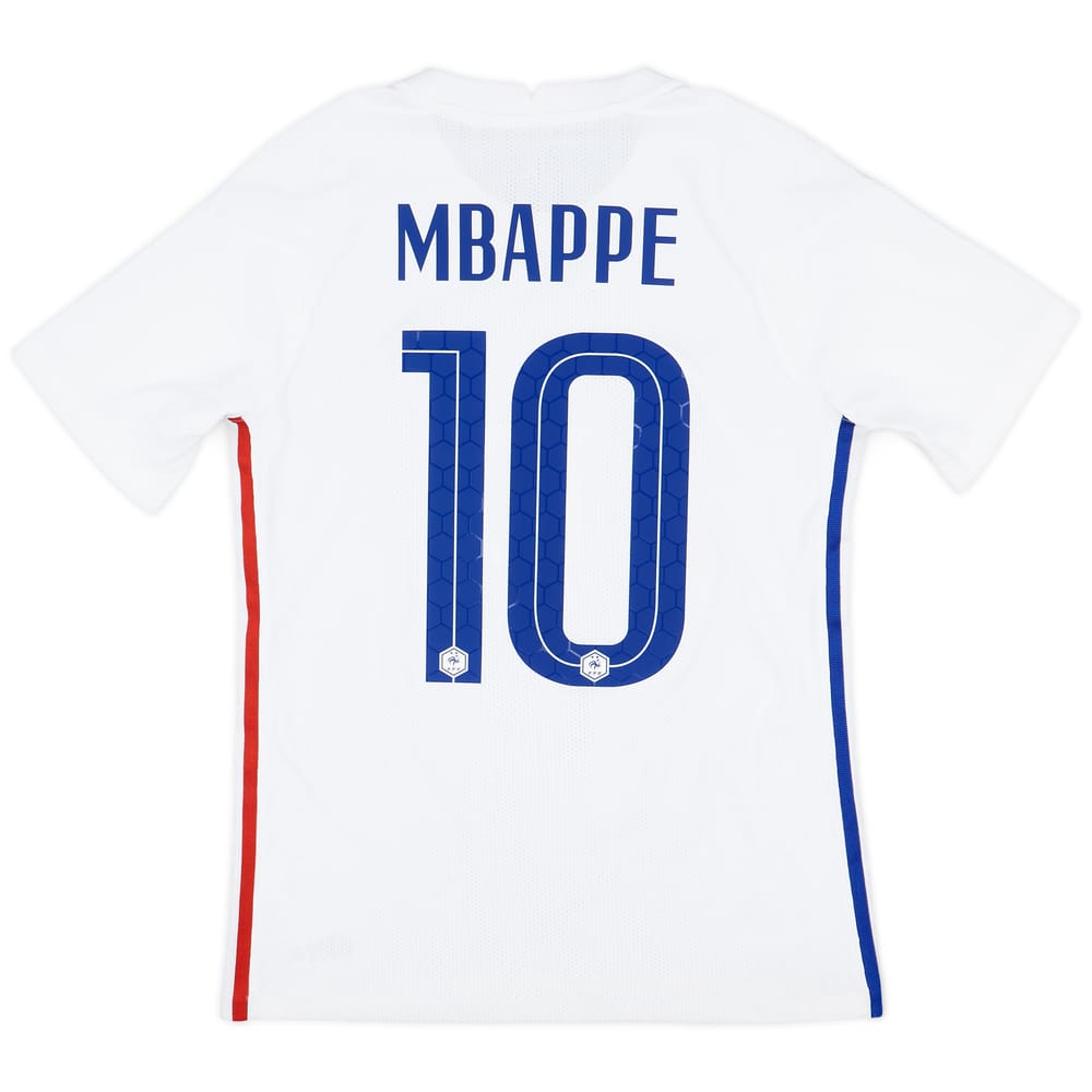 2020-21 France Authentic Away Shirt Mbappe #10 - 10/10 - (S)