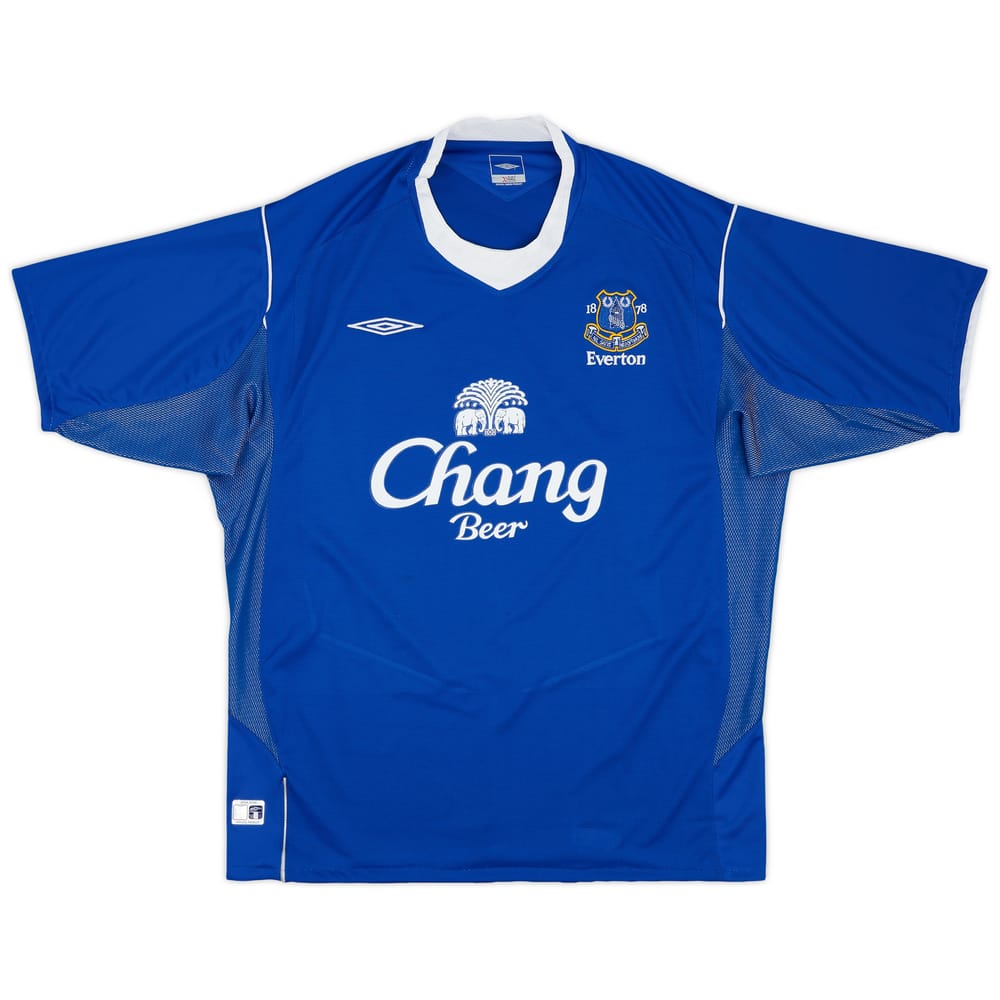 2004-05 Everton Home Shirt - 7/10 - (XL)