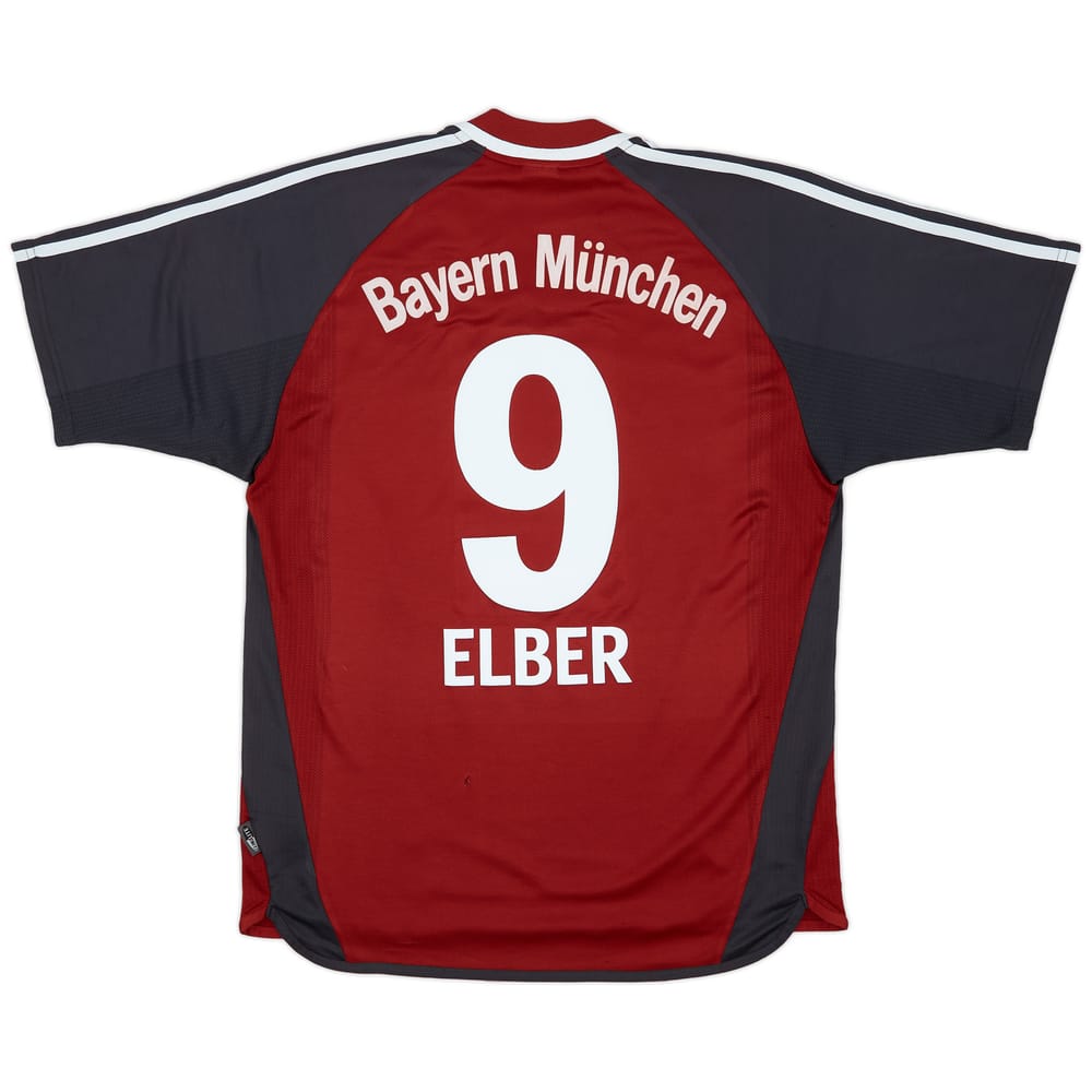 2001-02 Bayern Munich Home Shirt Elber #9 - 5/10 - (M)