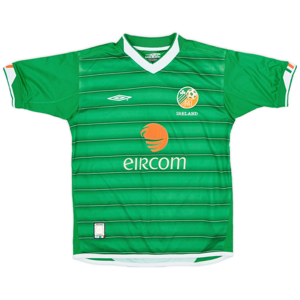 2003-04 Ireland Home Shirt - 8/10 - (M.Boys)