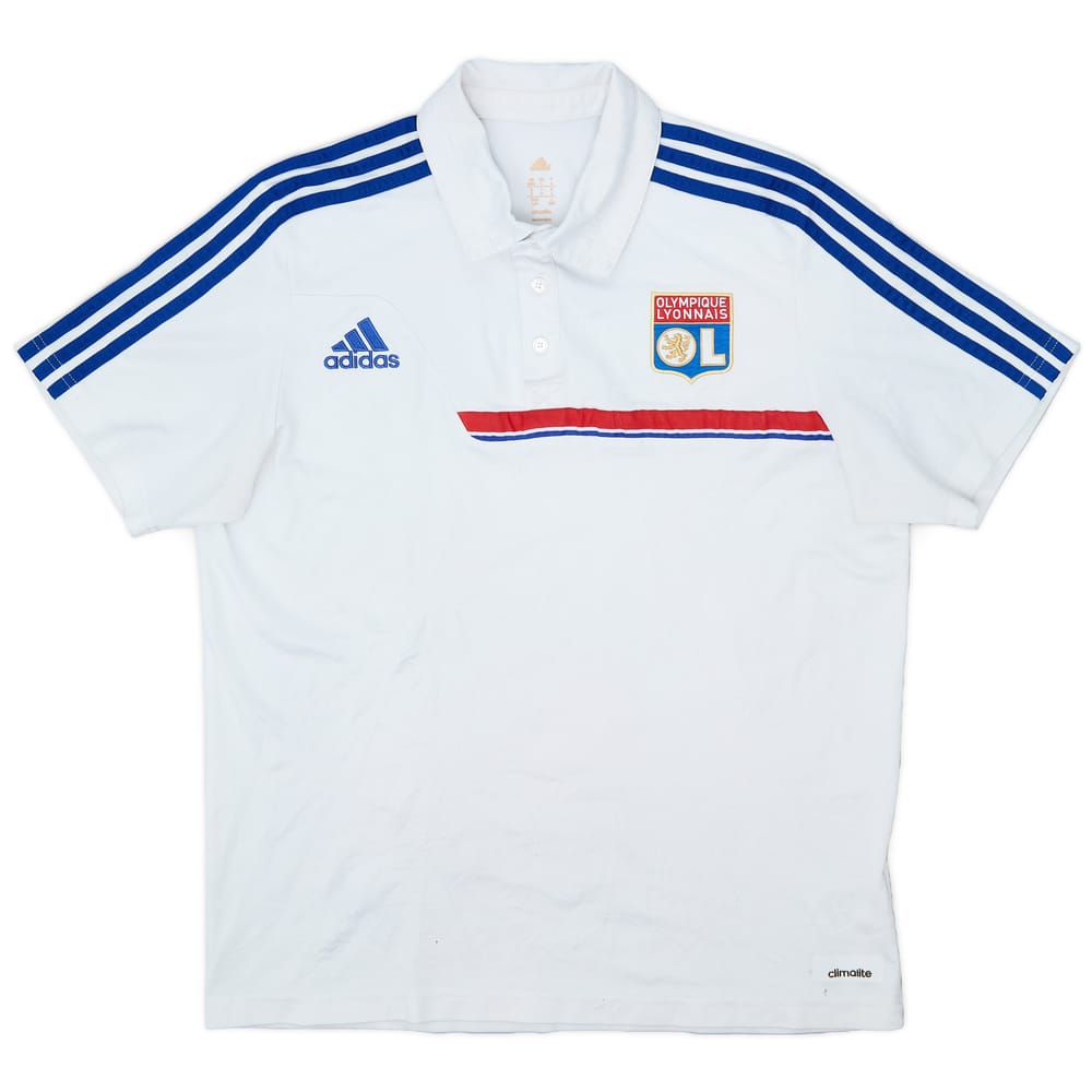 2013-14 Lyon adidas Polo Shirt - 7/10 - (L)