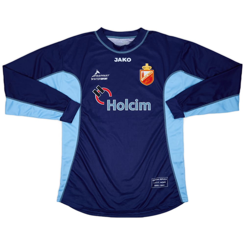 2002-03 RAEC Mons GK Shirt - 9/10 - (XXL)