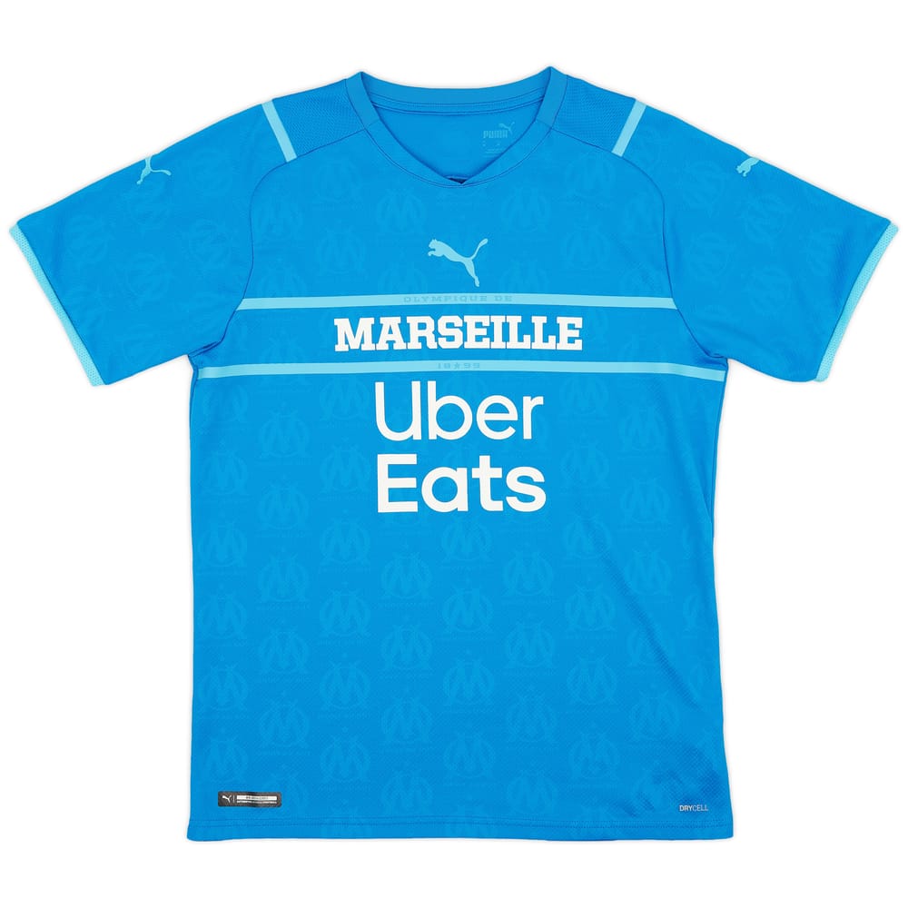 2021-22 Olympique Marseille Third Shirt - 9/10 - (M)