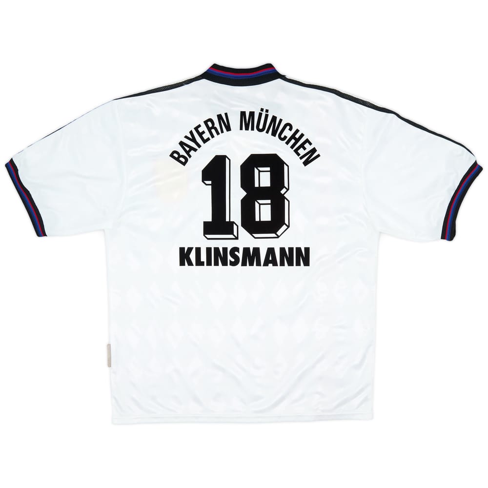 1996-98 Bayern Munich Away Shirt Klinsmann #18 - 8/10 - (S)