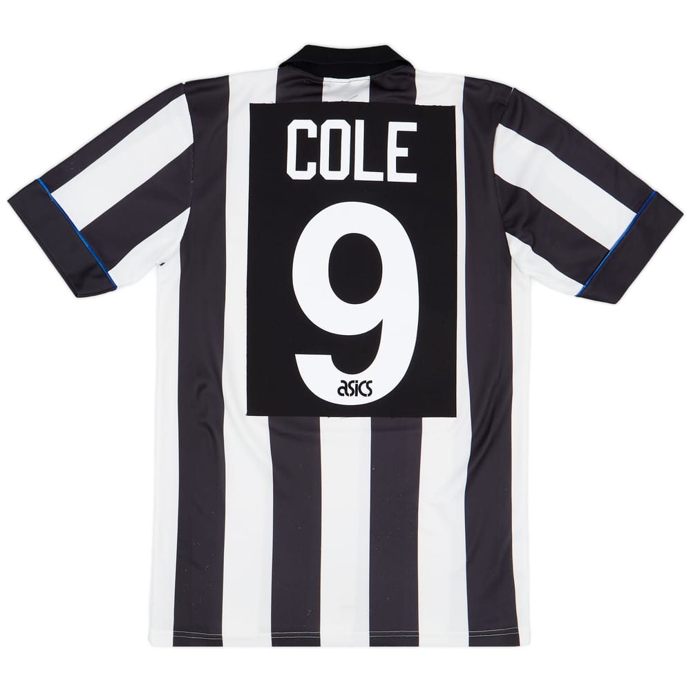 1993-95 Newcastle Home Shirt Cole #9 - 7/10 - (S)